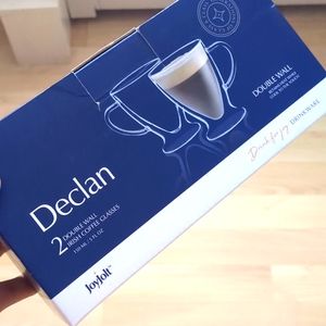 Joyjolt Declan Double Wall Irish Coffee Glasses - Set of 2